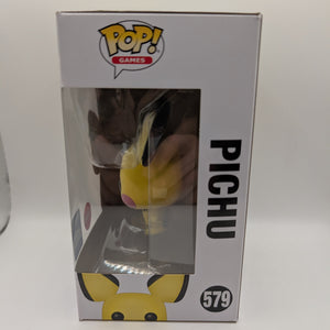 POKEMON FUNKO POP - PICHU FLOCKED #579 - 2020 WONDEROUS CONVENTION LMTD EDITION FRENLY BRICKS - Open 7 Days