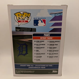 PAWS #11 Funko Pop! Sports (Vaulted) Detroit Tigers MLB Baseball RARE FRENLY BRICKS - Open 7 Days