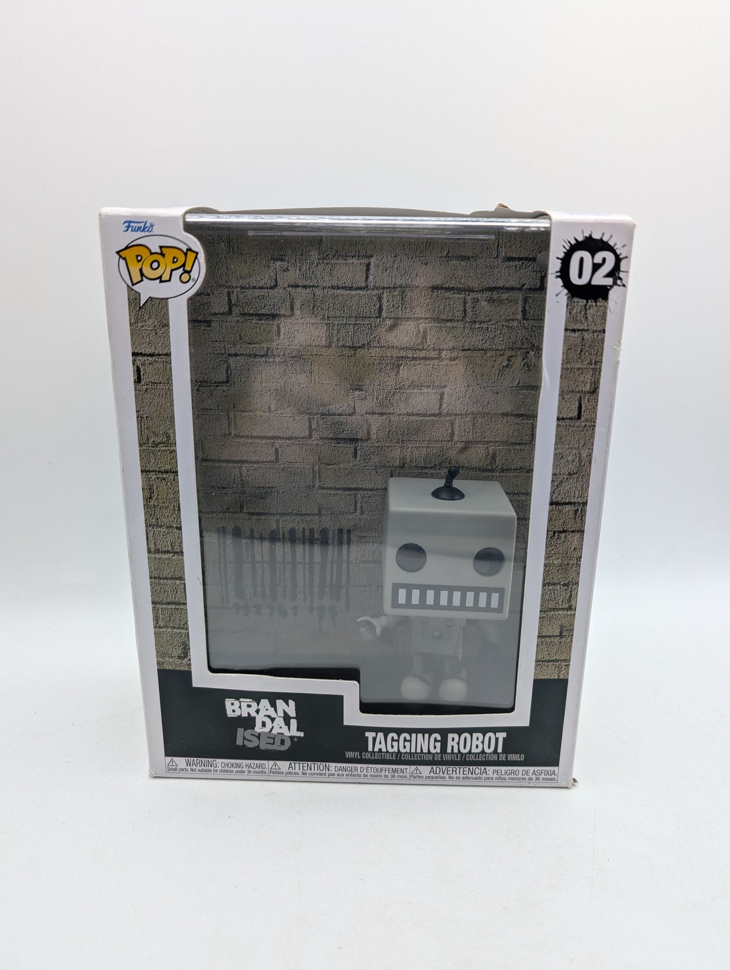 Funko Pop! Art Banksy Brandalised #02 Tagging Robot Vinyl Figure