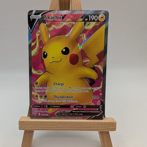 Pokemon TCG · Pikachu V 170/185 · Full Art · SWSH: Vivid Voltage (2020) NM FRENLY BRICKS - Open 7 Days