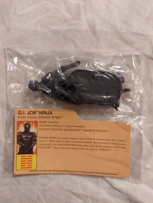 GI Joe Snake Eyes 4" Action Figure 2012 Retaliation Amazon Exclusive Complete FRENLY BRICKS - Open 7 Days