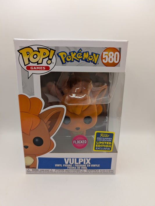 Funko Pop! Pokèmon: #580 VULPIX Flocked VAULTED FRENLY BRICKS - Open 7 Days