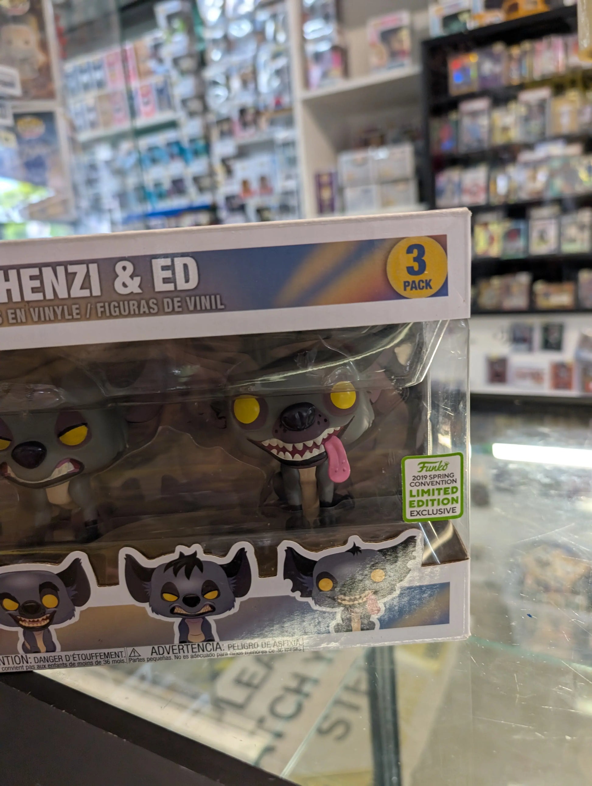 POP VINYL 3 PACK BANZAI, SHENZI & ED THE LION KING DISNEY VAULTED NEW UNOPENED FRENLY BRICKS - Open 7 Days