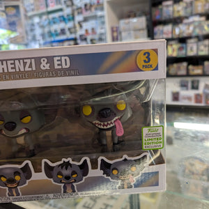POP VINYL 3 PACK BANZAI, SHENZI & ED THE LION KING DISNEY VAULTED NEW UNOPENED FRENLY BRICKS - Open 7 Days