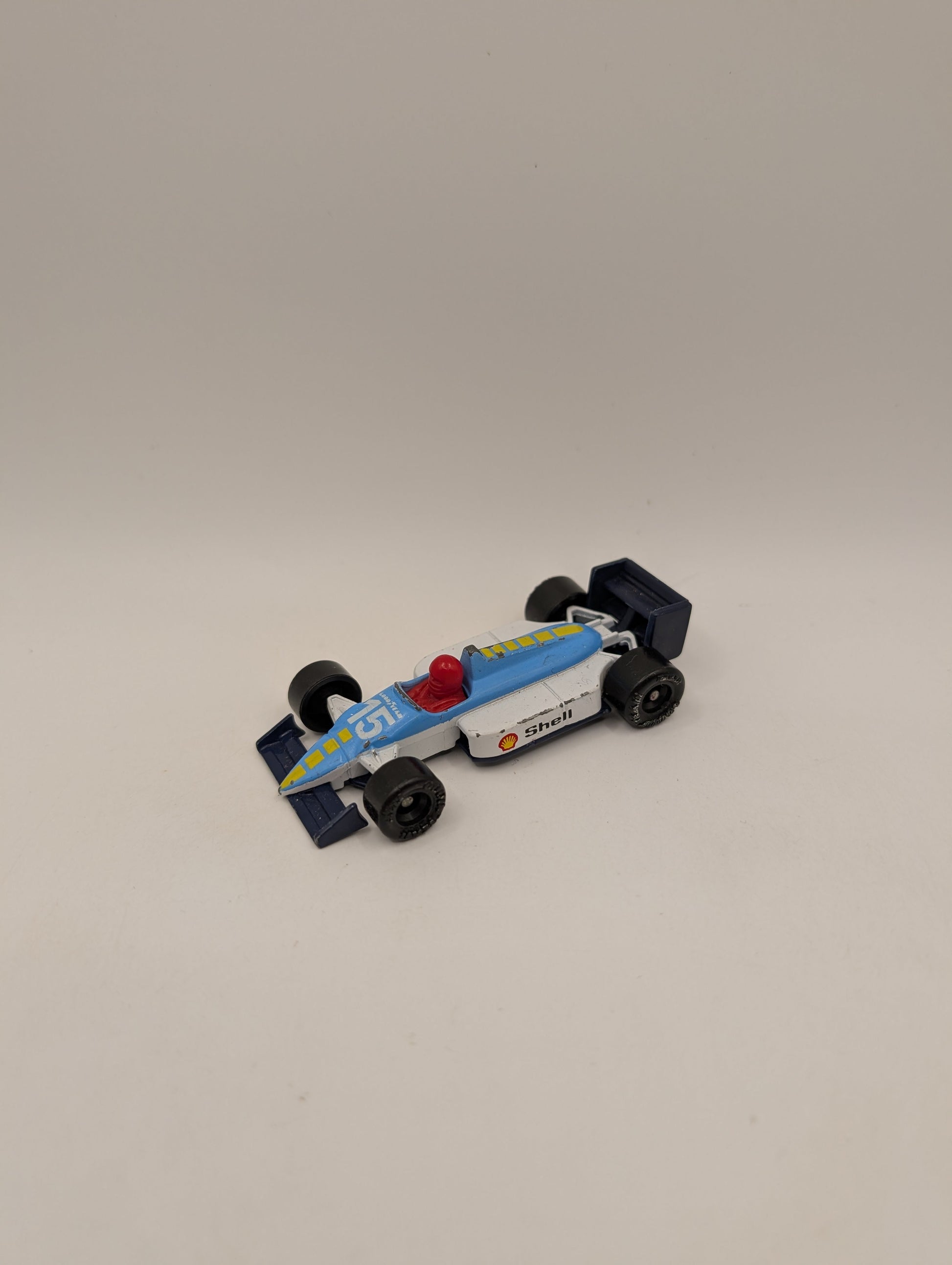 Vintage 1988 MATCHBOX GRAND PRIX RACING CAR SHELL Gas Original Rare Old Car FRENLY BRICKS - Open 7 Days