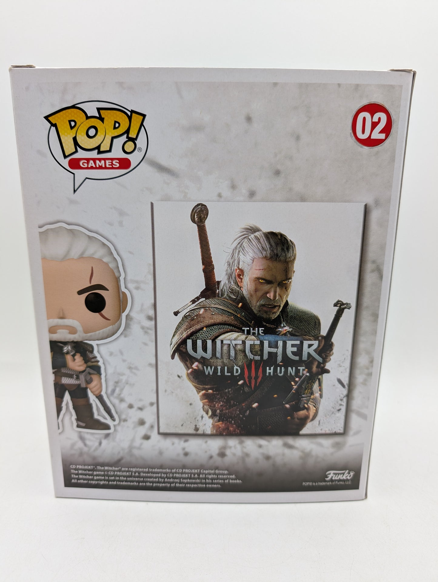 Funko POP! Games Cover: The Witcher 3: Wild Hunt Geralt #02