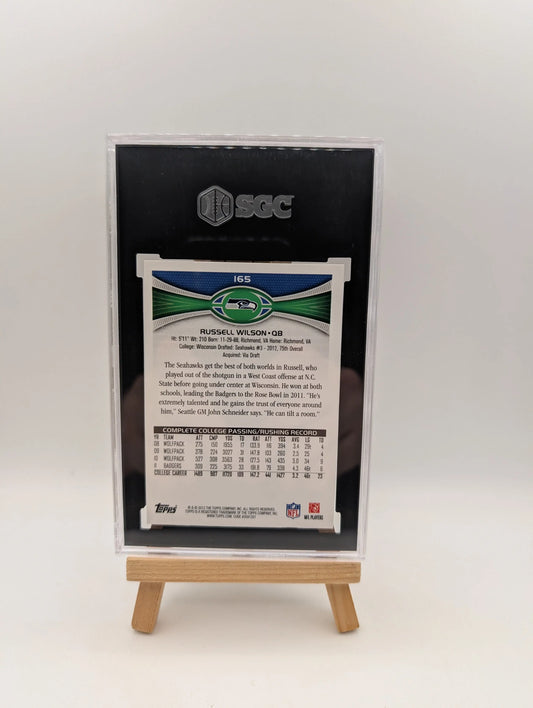 2012 Topps - Russell Wilson #165 Stands in Background (RC) SGC 9.5 FRENLY BRICKS - Open 7 Days