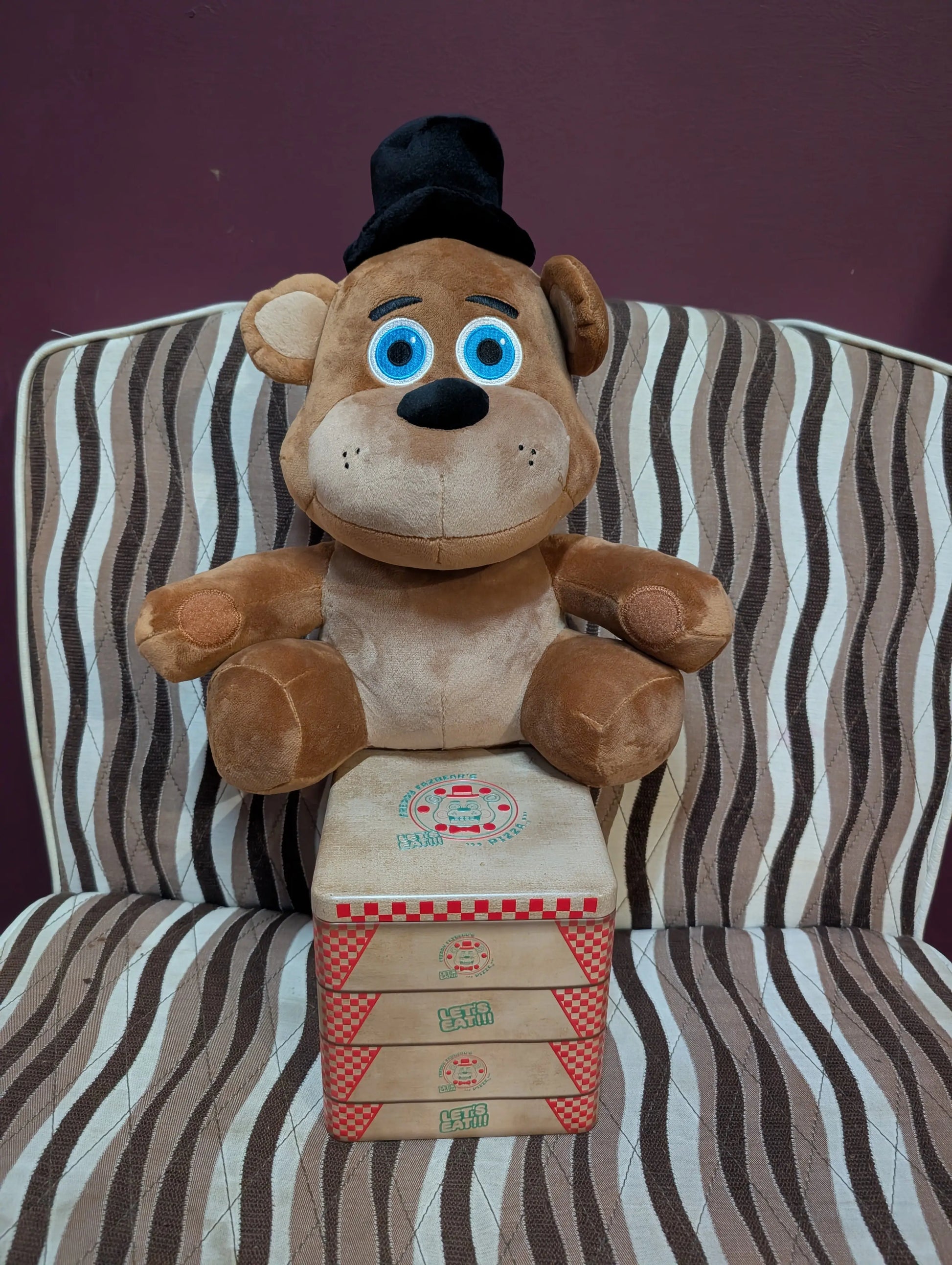 IN HAND FNAF Five Nights At Freddy’s 2 Plush Cinemark Popcorn Bucket FRENLY BRICKS - Open 7 Days