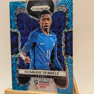 2018 Panini Prizm World Cup #85 Ousmane Dembele Light Blue Lazer #/125 France FRENLY BRICKS - Open 7 Days