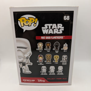 Funko Pop! Star Wars -First Order Flametrooper #68 FRENLY BRICKS - Open 7 Days