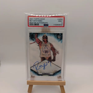 2021 Topps WWE Auto /150 Rey Mysterio #A-RM PSA 9 FRENLY BRICKS - Open 7 Days