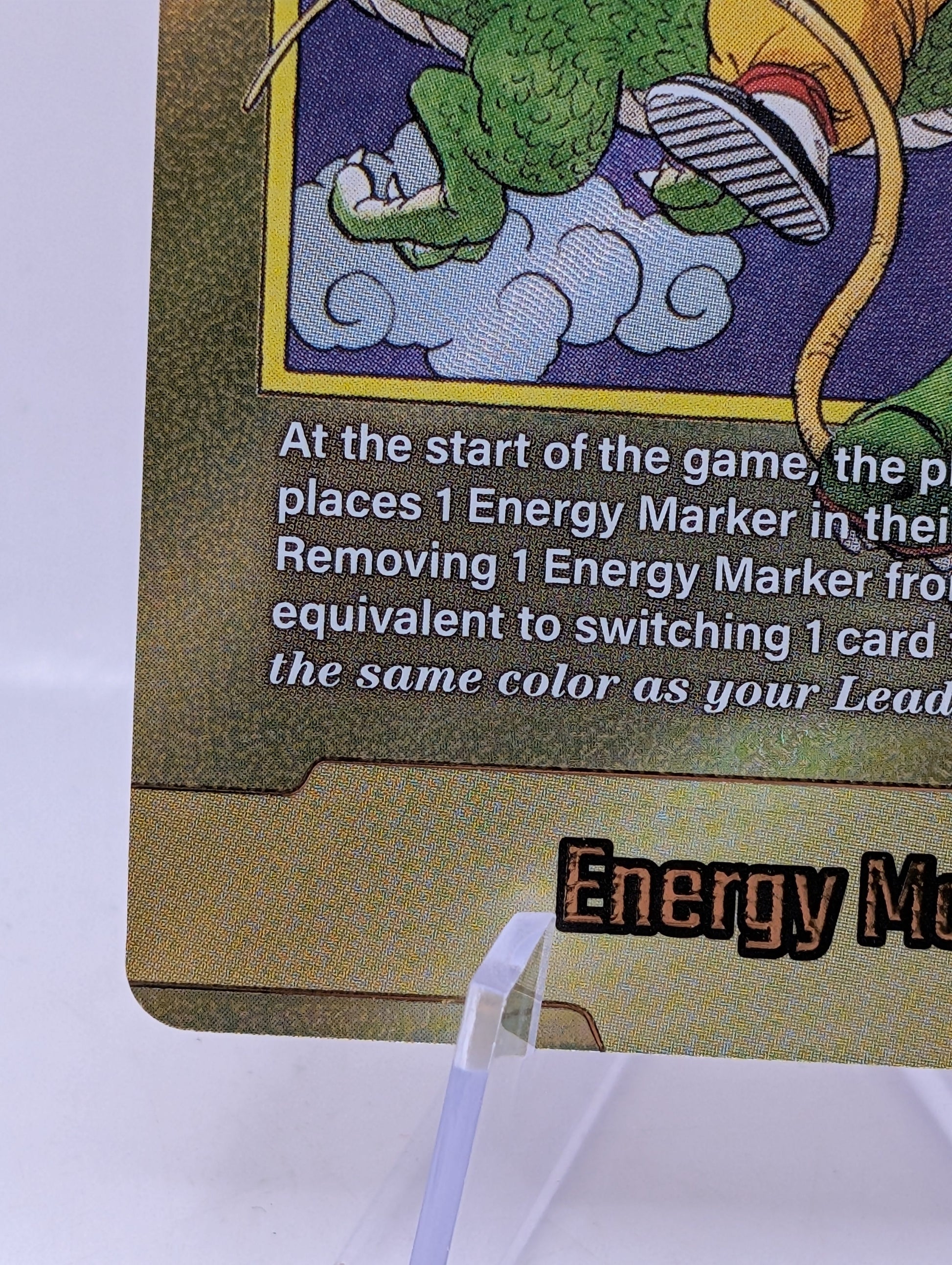 Dragon Ball Super Energy Marker #E-42 Gold Fusion World 2025 FRENLY BRICKS - Open 7 Days