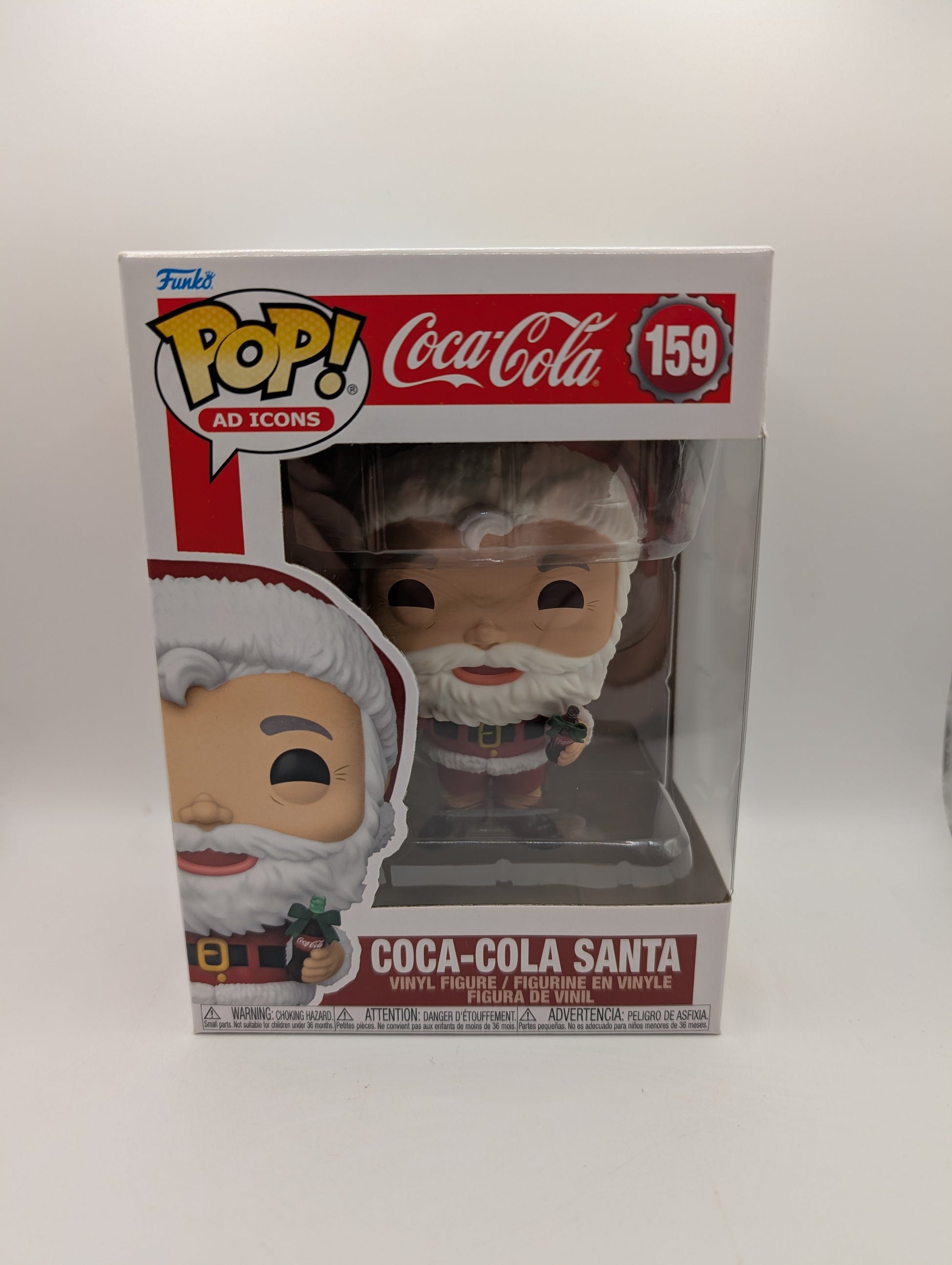 Funko Pop! Vinyl: Coca-Cola - Coca-Cola Santa #159 Classic Christmas FRENLY BRICKS - Open 7 Days