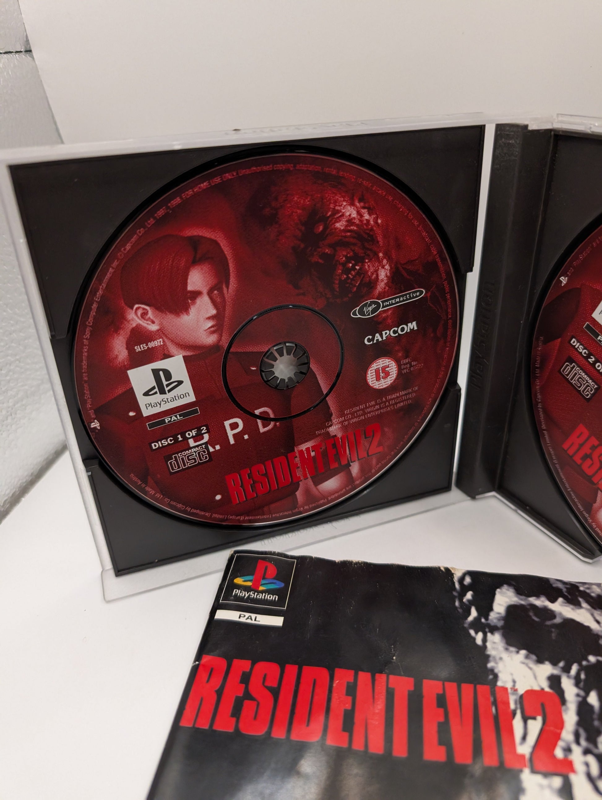 Resident Evil 2 PS1 Platinum Survival Horror 1999 | PAL | TESTED | CAPCOM FRENLY BRICKS - Open 7 Days