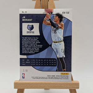 2020-21 Revolution Ja Morant Base No 83 /8 2nd Year FRENLY BRICKS - Open 7 Days