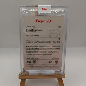 Topps PROJECT 70 Card 353 Darryl Strawberry by Snoop Dogg - PR: 2113 FRENLY BRICKS - Open 7 Days