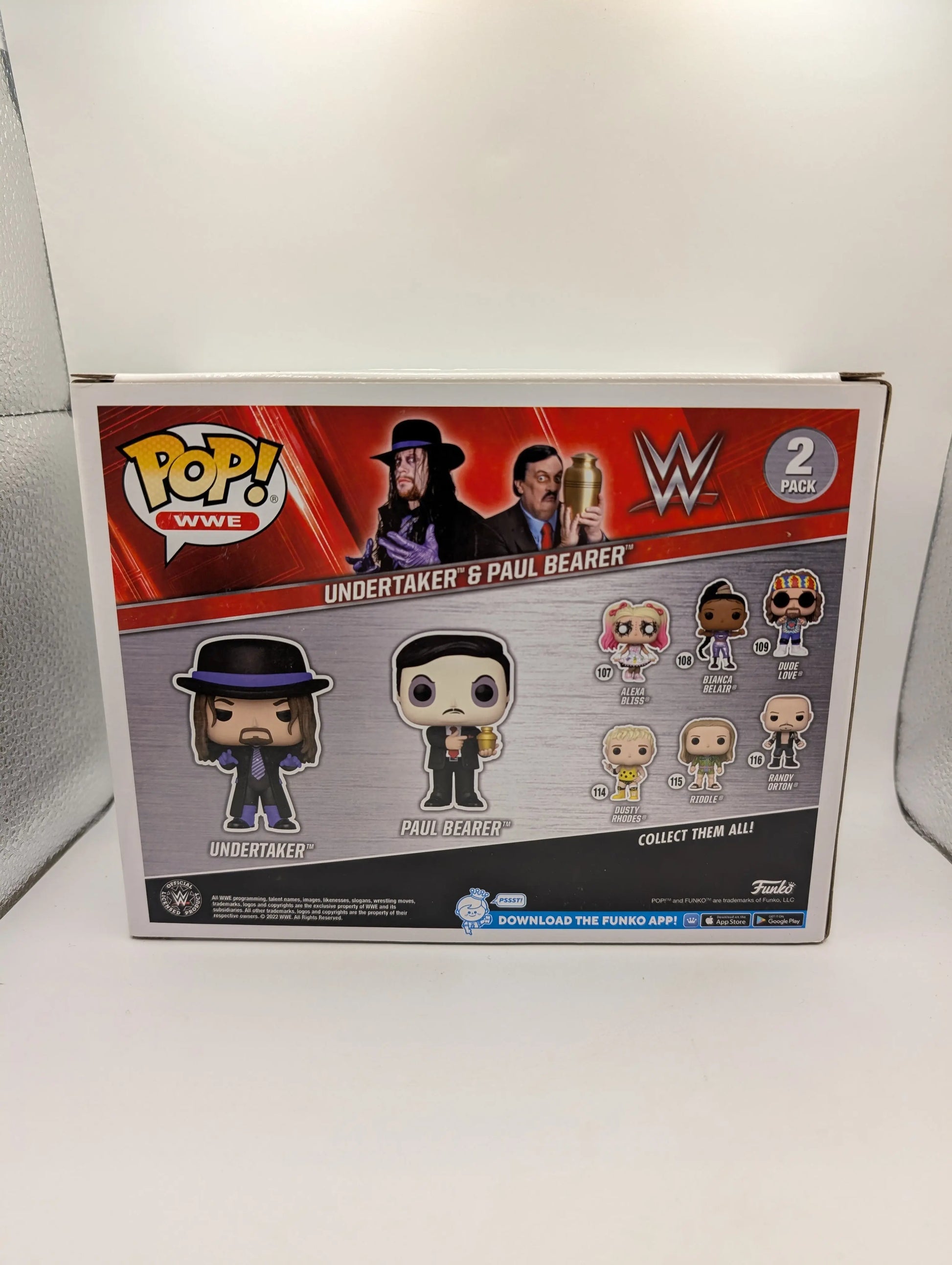 WWE Dual Undertaker & Paul Bearer Funko Pop 2 Pack FRENLY BRICKS - Open 7 Days