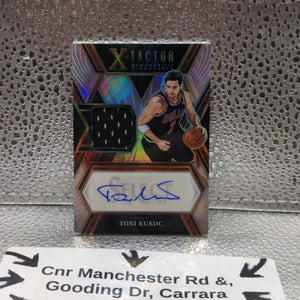 2022-23 Panini Select TONI KUKOC Patch Auto /199 Silver FRENLY BRICKS - Open 7 Days