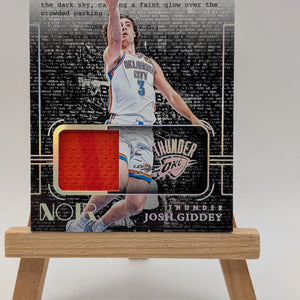 2023 Noir Screen Play Jerseys Josh Giddey Game Worn Patch /99 FRENLY BRICKS - Open 7 Days