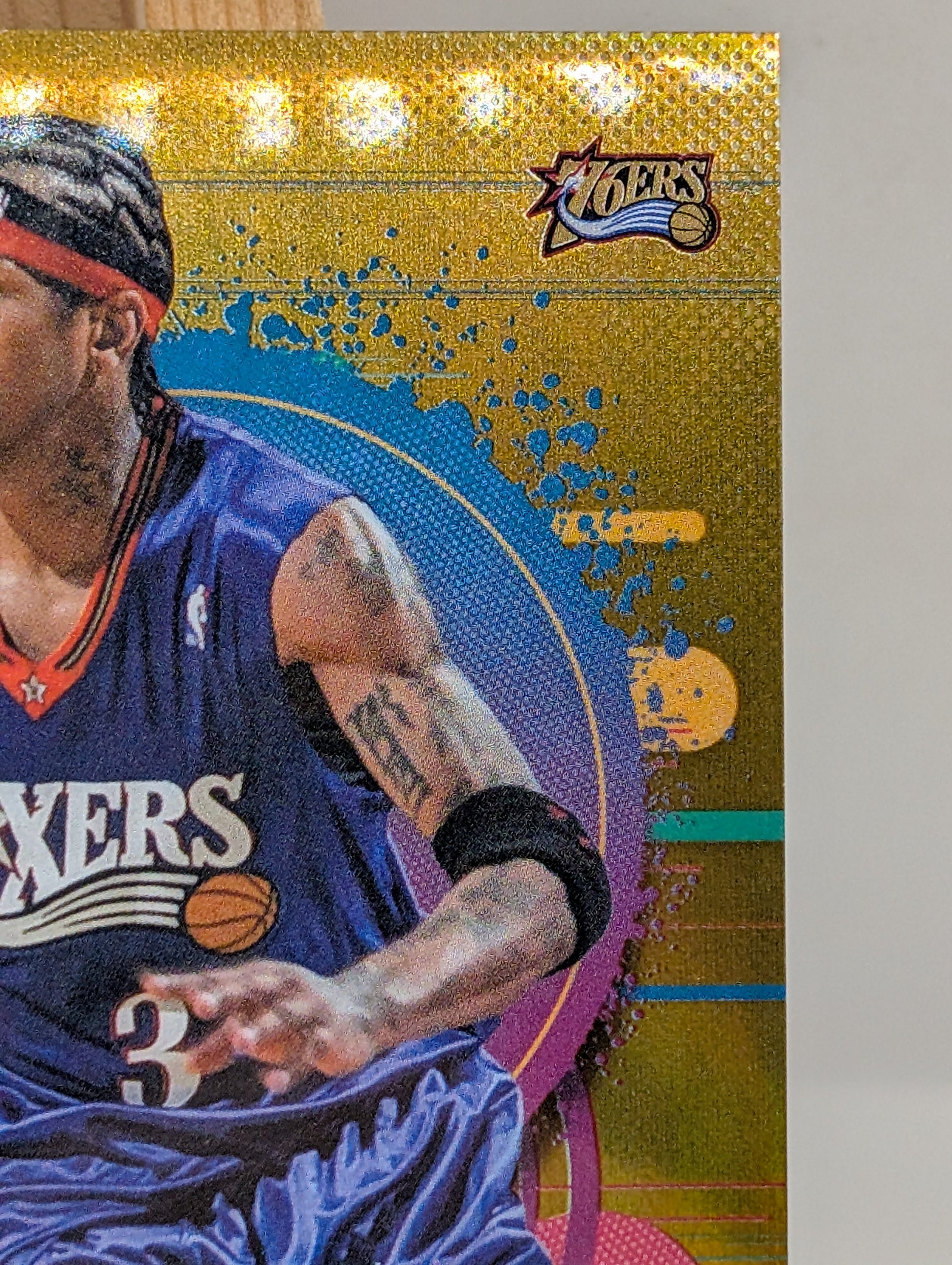 2025-26 Topps Finest Allen Iverson #191 Uncommon Gold Refractor /25 FRENLY BRICKS - Open 7 Days