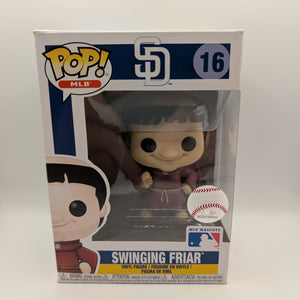 FUNKO POP ! SWINGING FRIAR 16 POP MLB PADRES I02 FRENLY BRICKS - Open 7 Days