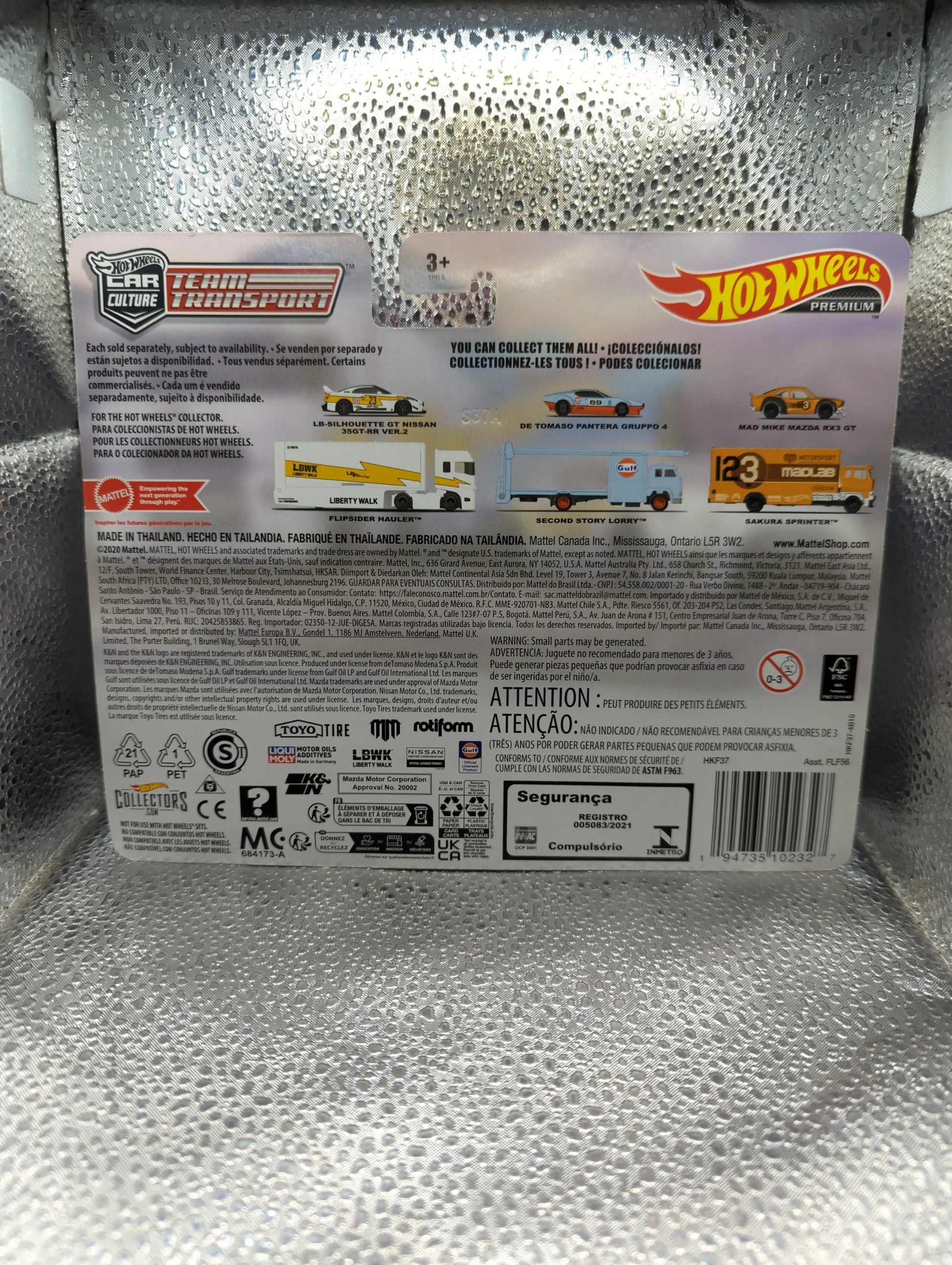 HOT WHEELS 2023 TEAM TRANSPORT LB SILHOUETTE GT NISSAN 35GT-RR VER.2 Flip Hauler FRENLY BRICKS - Open 7 Days