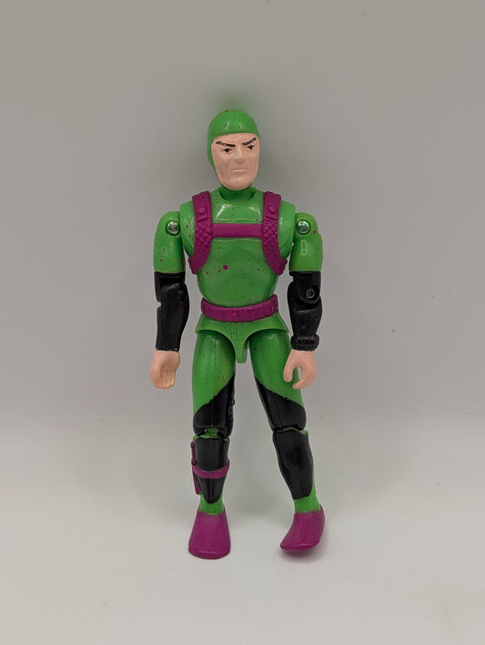 Vintage 1986 Lanard The Corps Action Figure Shark Scuba Diver 3.75" FRENLY BRICKS - Open 7 Days