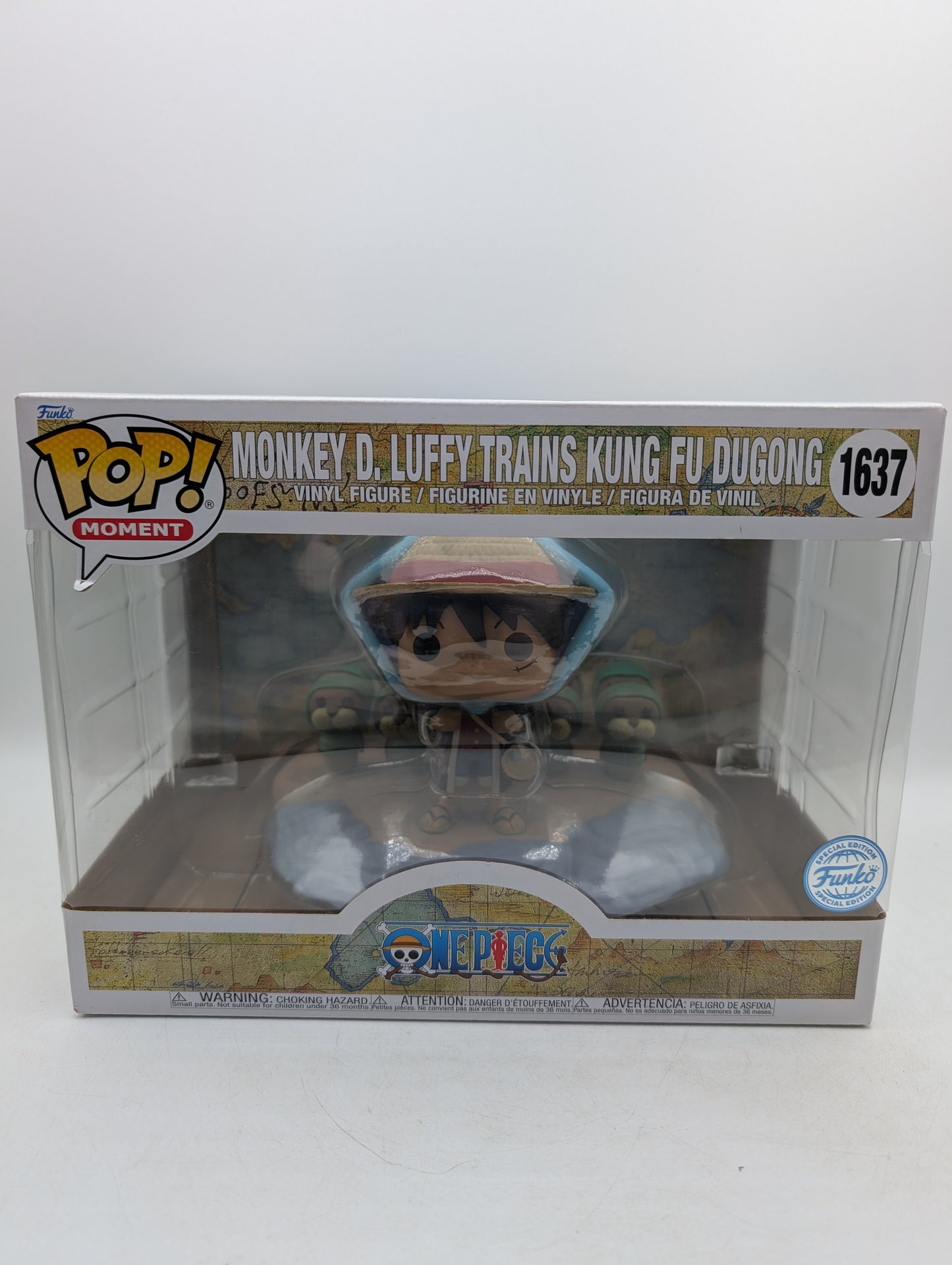 Funko Pop! Vinyl ONE PIECE Monkey D. Luffy Trains Kung Fu Dugong #1637