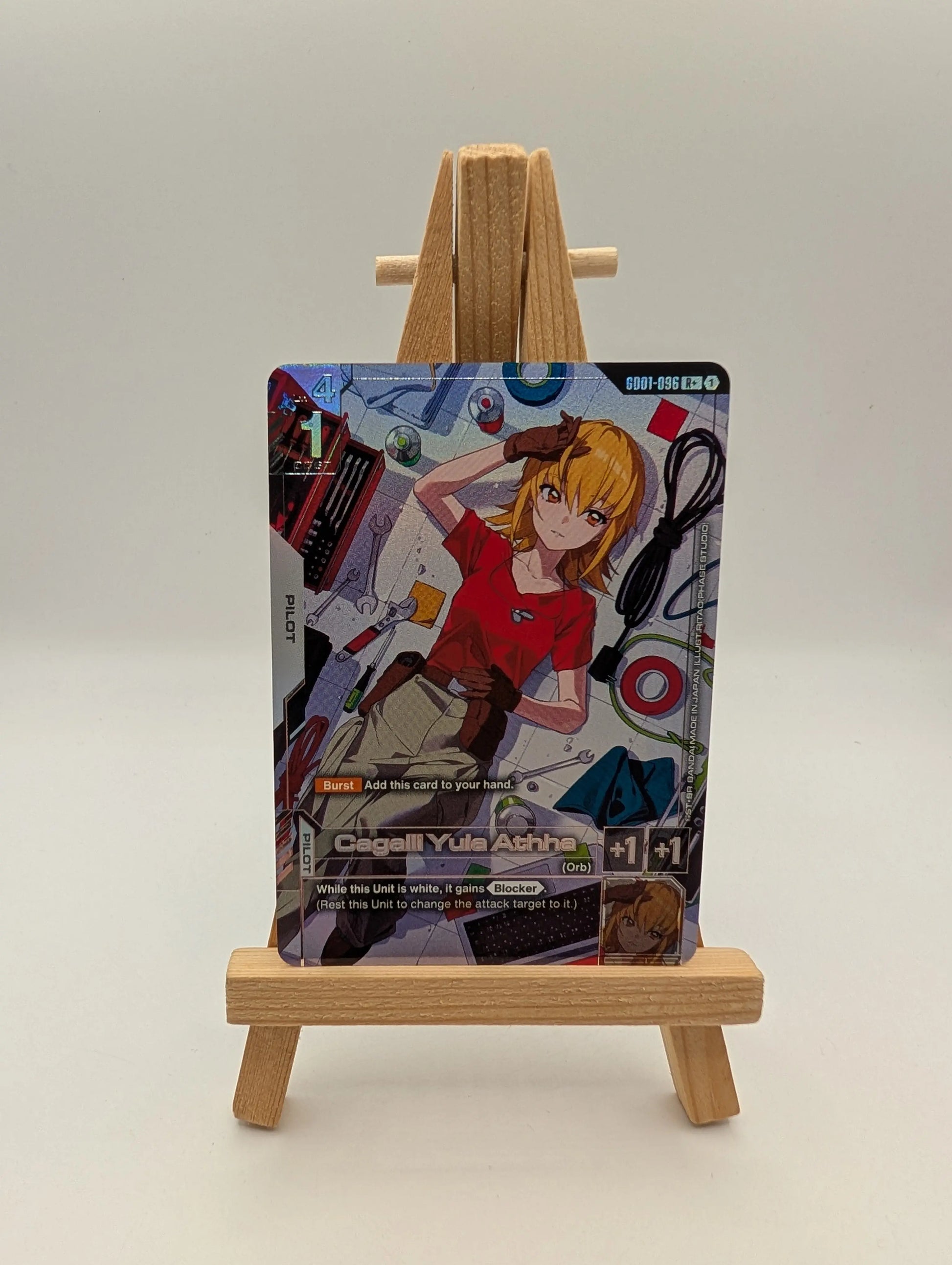 Gundam TCG GD01 Newtype Rising GD01-096 Cagalli Yula Athha R+ Alt Art FRENLY BRICKS - Open 7 Days