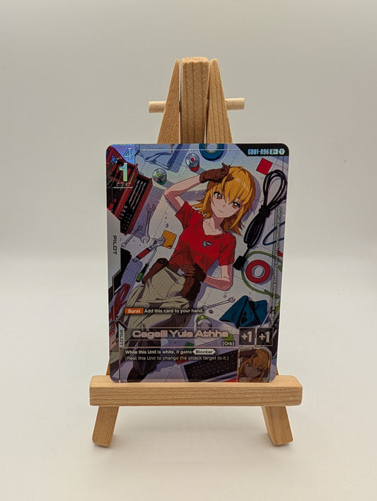 Gundam TCG GD01 Newtype Rising GD01-096 Cagalli Yula Athha R+ Alt Art FRENLY BRICKS - Open 7 Days