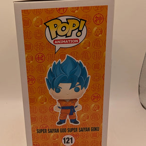 Super Saiyan God Super Saiyan Goku 121 DBZ Funko Pop Vinyl FRENLY BRICKS - Open 7 Days