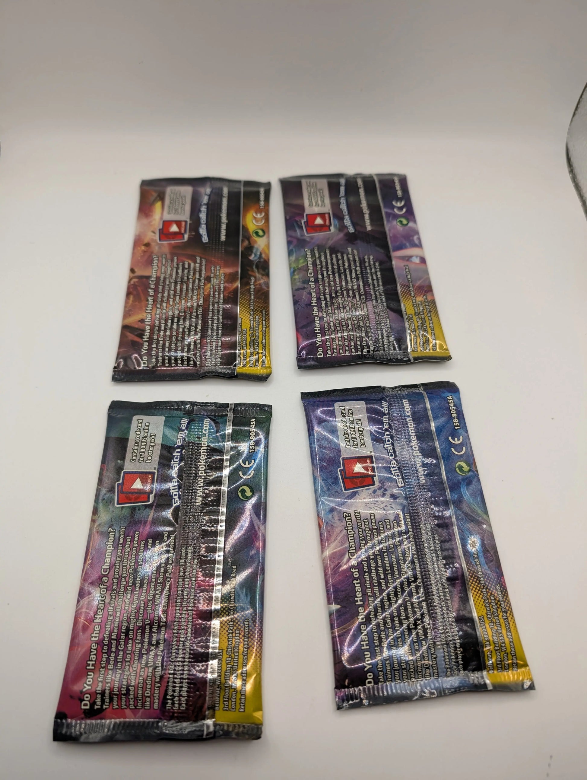 Pokémon TCG - Champions Path Booster Pack x4 - Art Set Sealed FRENLY BRICKS - Open 7 Days