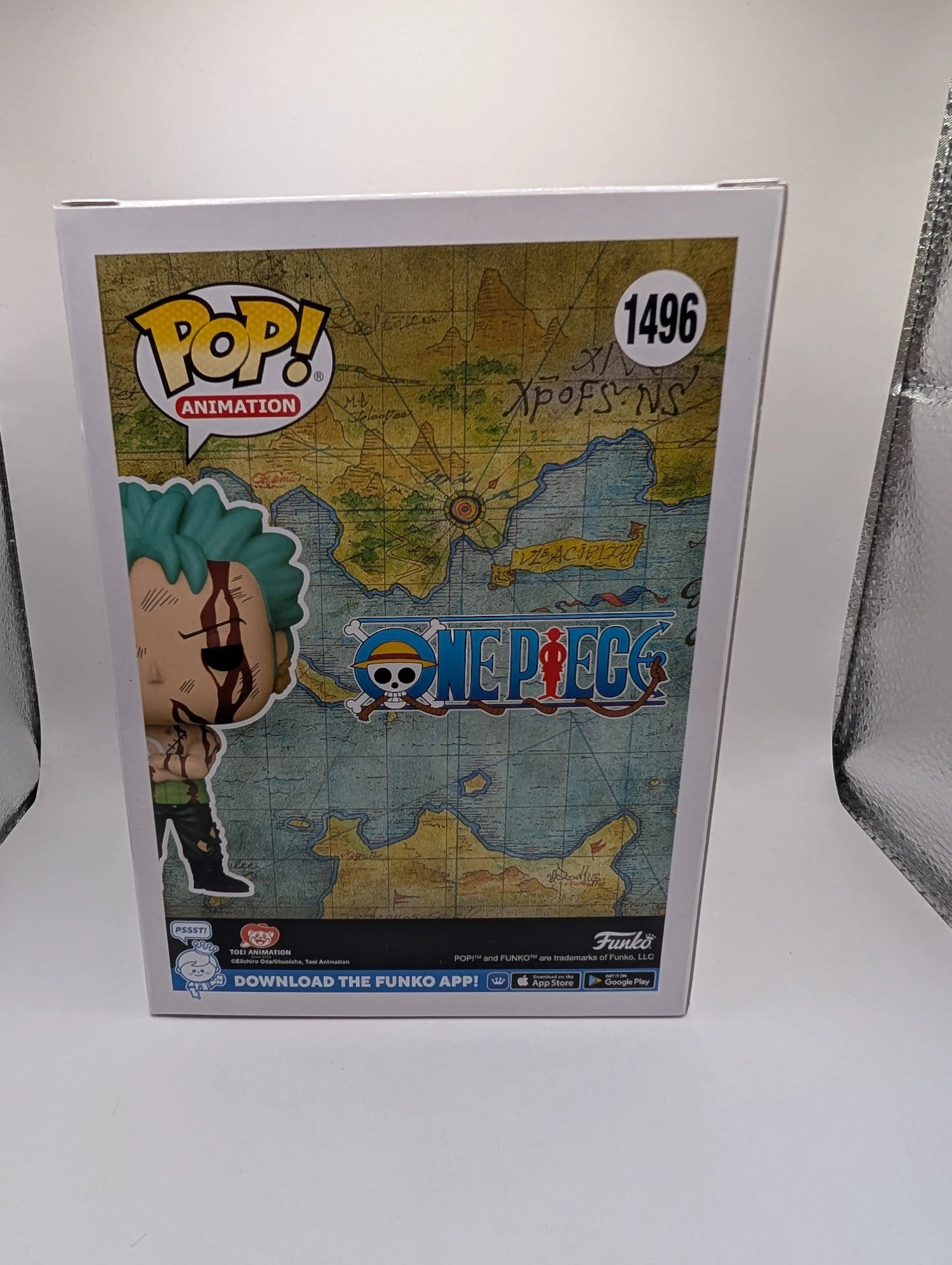 RORONOA ZORO (Nothing Happened) #1496 Funko POP! One Piece Hot Topic Exclusive FRENLY BRICKS - Open 7 Days