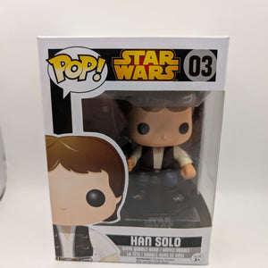 Funko Pop! Vinyl Han Solo 03 Star Wars 2015 Black Box Vaulted Pop FRENLY BRICKS - Open 7 Days
