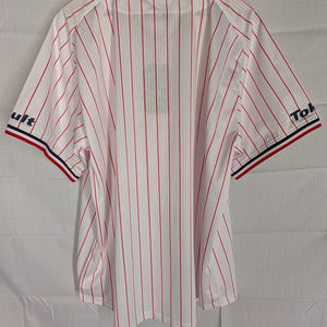 Nippon Baseball Tokyo Yakult Swallows 2016-2019 Home White/Red Blank XL Jersey