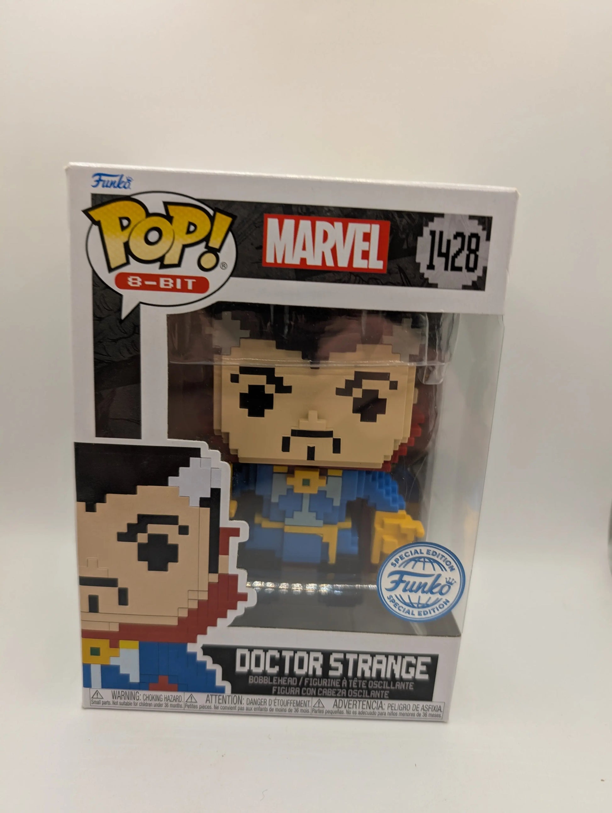 Funko Pop Vinyl Doctor Strange 8-Bit Funko Pop #1428 FRENLY BRICKS - Open 7 Days