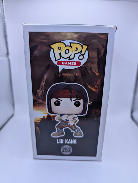 Mortal Kombat X Liu Kang Pop! Vinyl Figure #252 FRENLY BRICKS - Open 7 Days