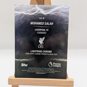 Mohamed Salah 2025-26 Topps Chrome Premier League Lightning Chrome #LC-5 /25 FRENLY BRICKS - Open 7 Days