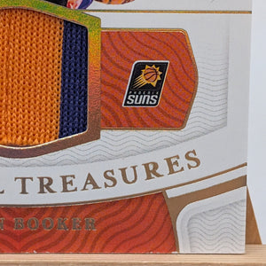 2021-22 National Treasures Devin Booker Material Treasures /25 Game Worn FRENLY BRICKS - Open 7 Days