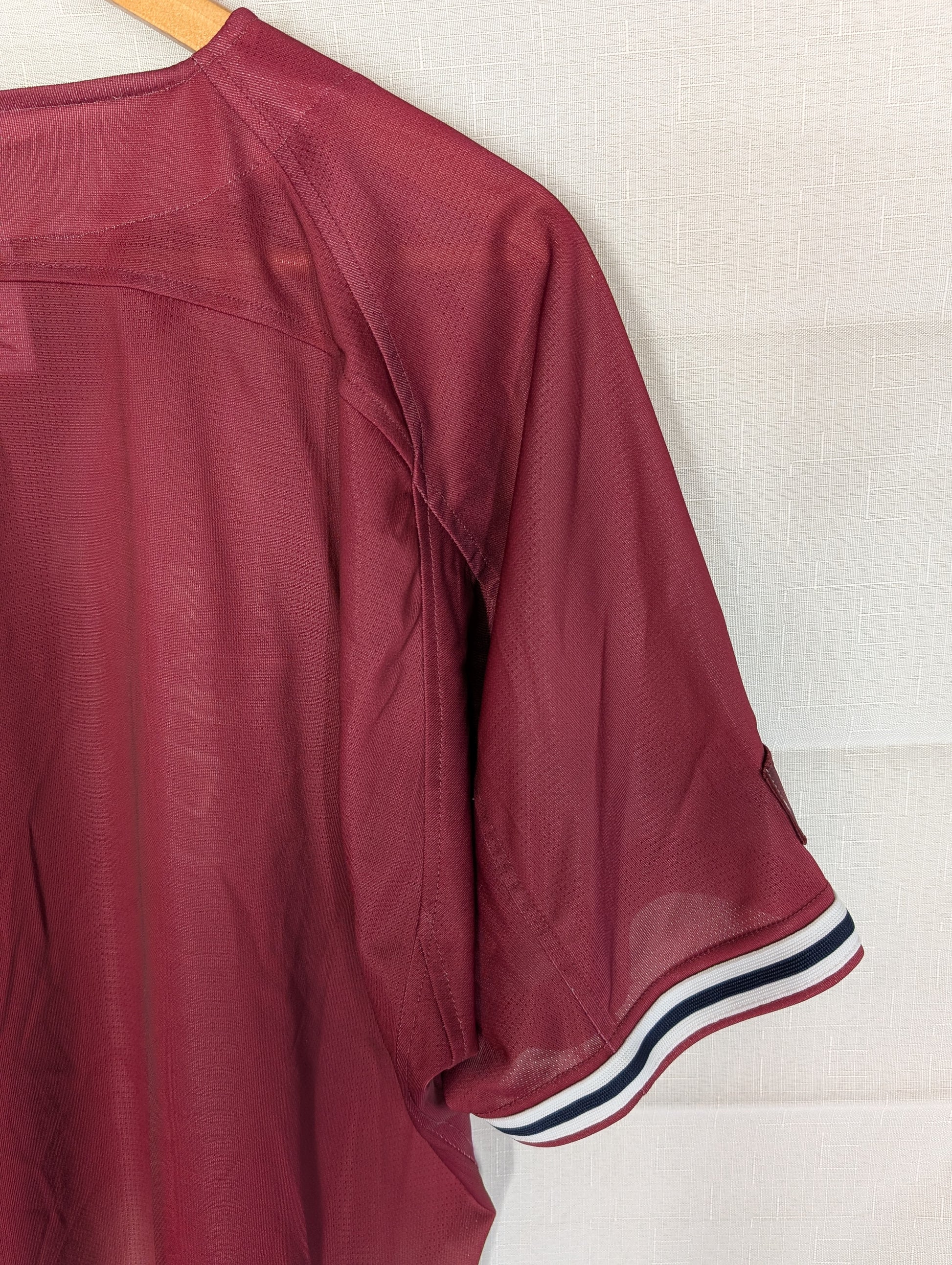 Nippon Baseball Tohoku Rakuten Golden Eagles Fans Uniform 2023 Crimson Large Jersey