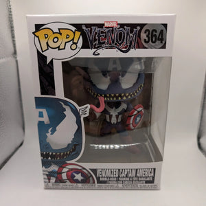 Venomized Captain America # 364 Funko Pop Vinyl FRENLY BRICKS - Open 7 Days