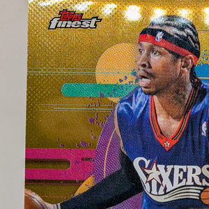 2025-26 Topps Finest Allen Iverson #191 Uncommon Gold Refractor /25 FRENLY BRICKS - Open 7 Days