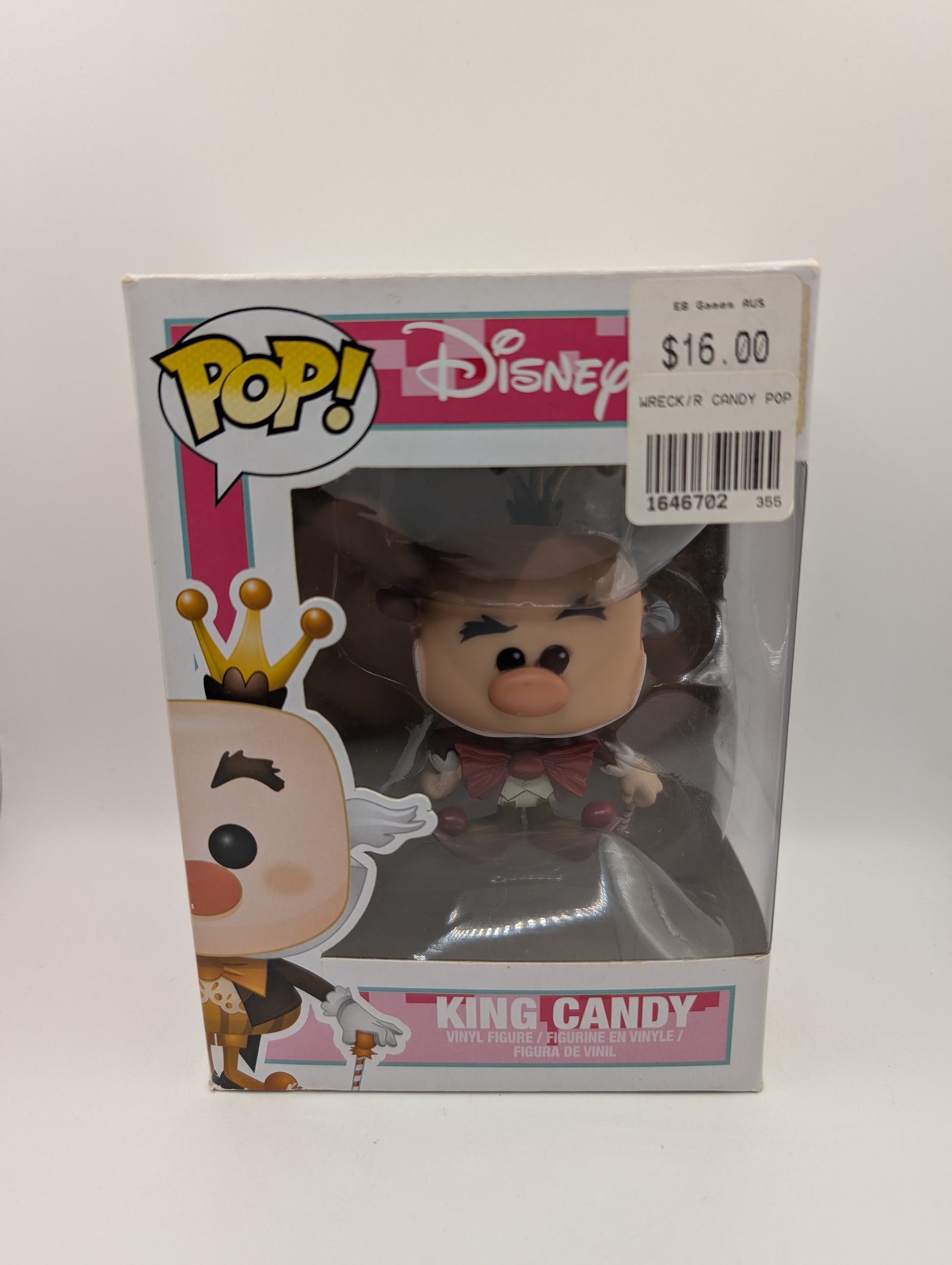 Funko Pop! Vinyl: Disney - King Candy #04 FRENLY BRICKS - Open 7 Days
