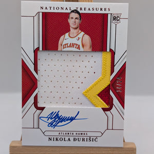 2024-25 National Treasures Nikola Durisic Rookie Patch Auto International #/24 FRENLY BRICKS - Open 7 Days