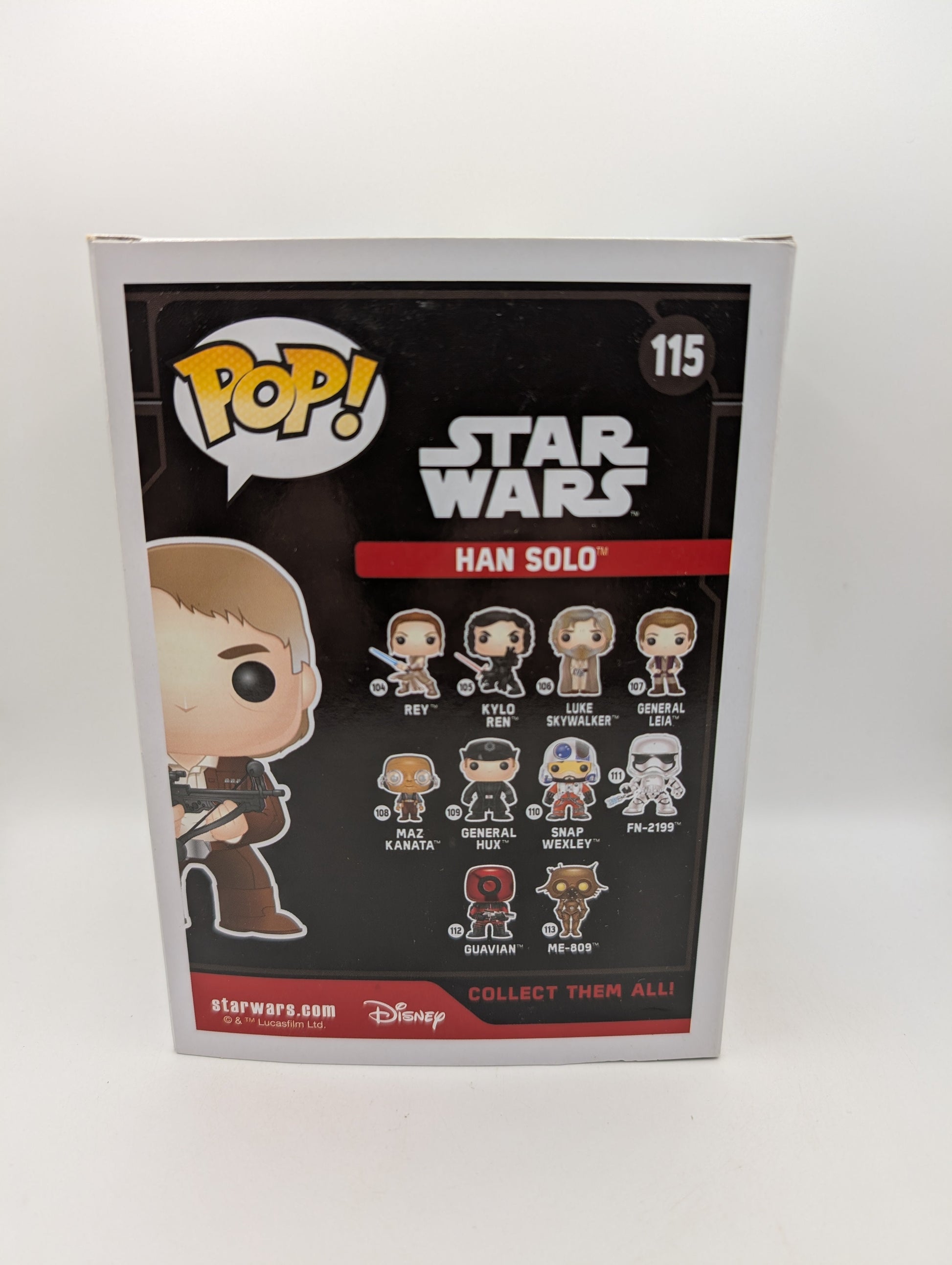 Funko Pop! Star Wars: Han Solo #115 2016 Summer Convention Exclusive Bobble-Head FRENLY BRICKS - Open 7 Days