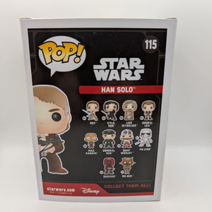 Funko Pop! Star Wars: Han Solo #115 2016 Summer Convention Exclusive Bobble-Head FRENLY BRICKS - Open 7 Days