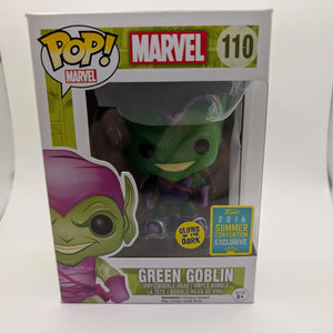 Green Goblin #110 Funko POP! Vinyl, VAULTED, 2016 SDCC Exclusive Glow in Dark FRENLY BRICKS - Open 7 Days