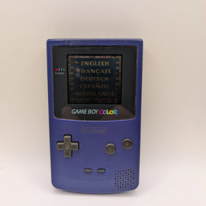Nintendo Game Boy Color Console CGB-001 - Grape Purple - Tested Working NO GAME INCLUDE FRENLY BRICKS - Open 7 Days