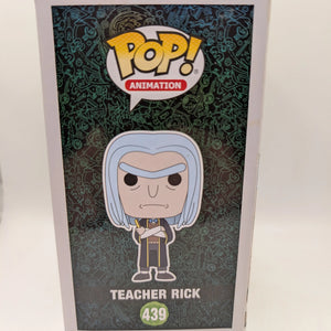 Funko Pop! Teacher Rick #439 Rick and Morty 2018 Vaulted Animation Figure FRENLY BRICKS - Open 7 Days