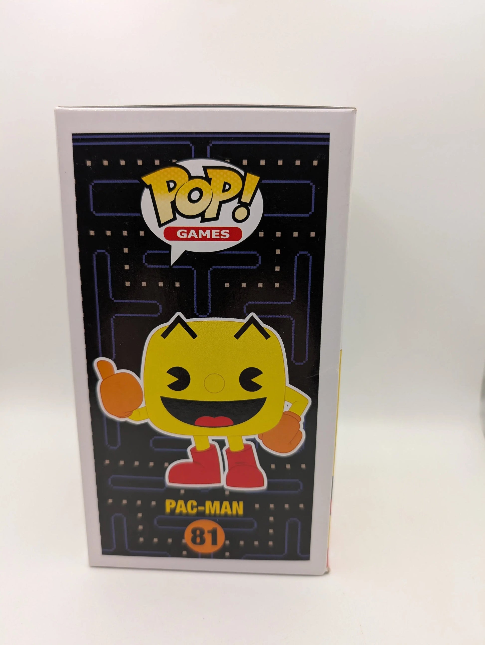 Pac Man Pop 81 - Pac-Man Funko Pop! 2016 - Vaulted FRENLY BRICKS - Open 7 Days